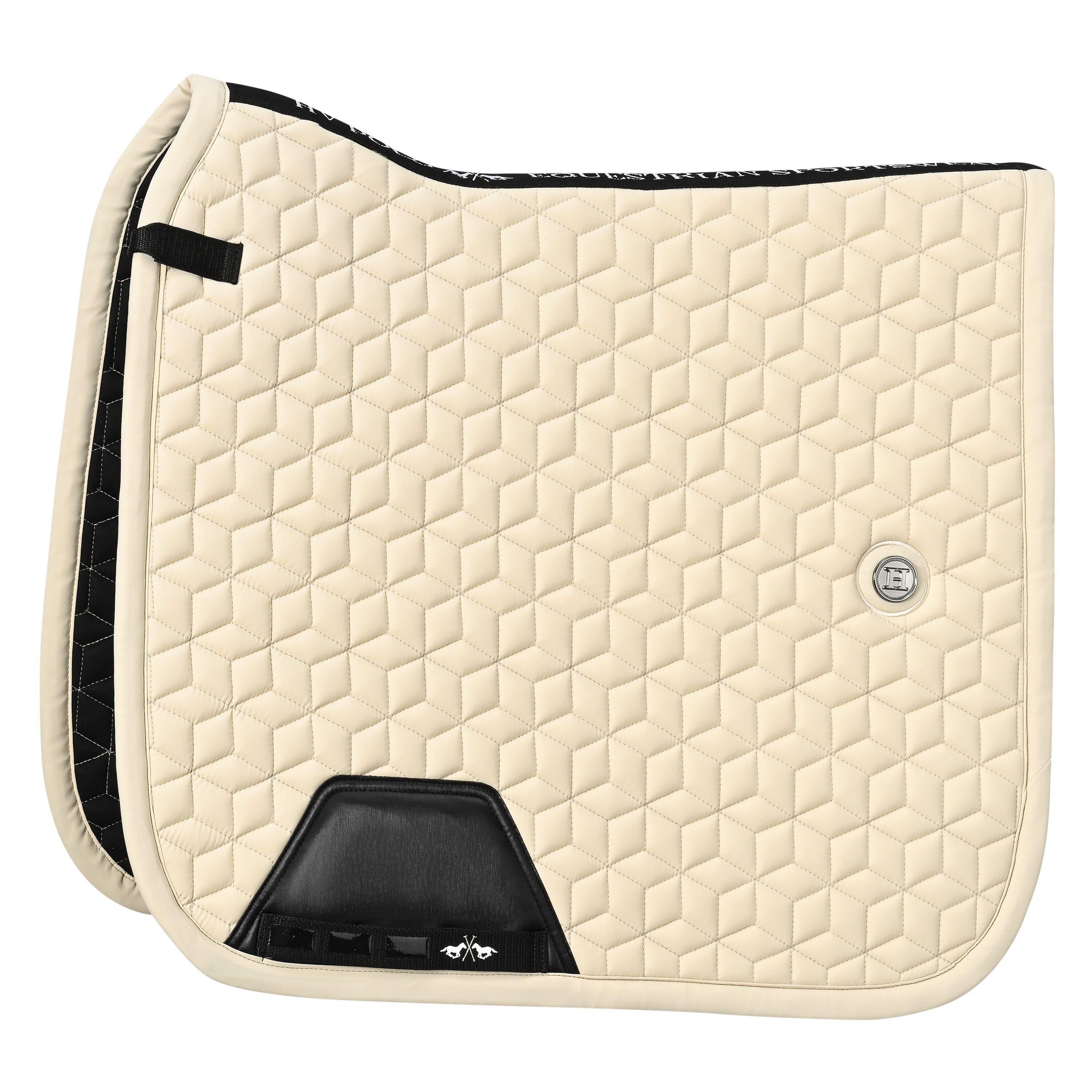 Hv Polo - Tapis De Dressage Pour Cheval Hv Polo Essential Dr - Selle D'Équitation - Blanc - Fs - Decathlon