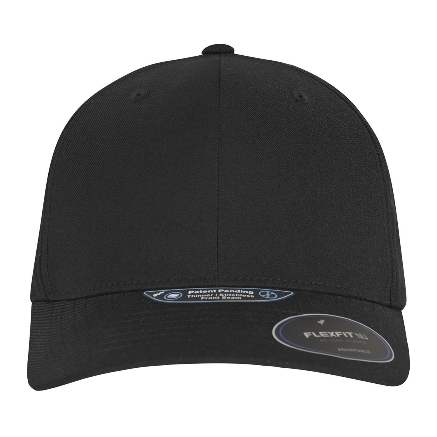 "NU" BaseballMütze für HerrenDamen Unisex, Snapback Damen und Herren Schwarz 4/4