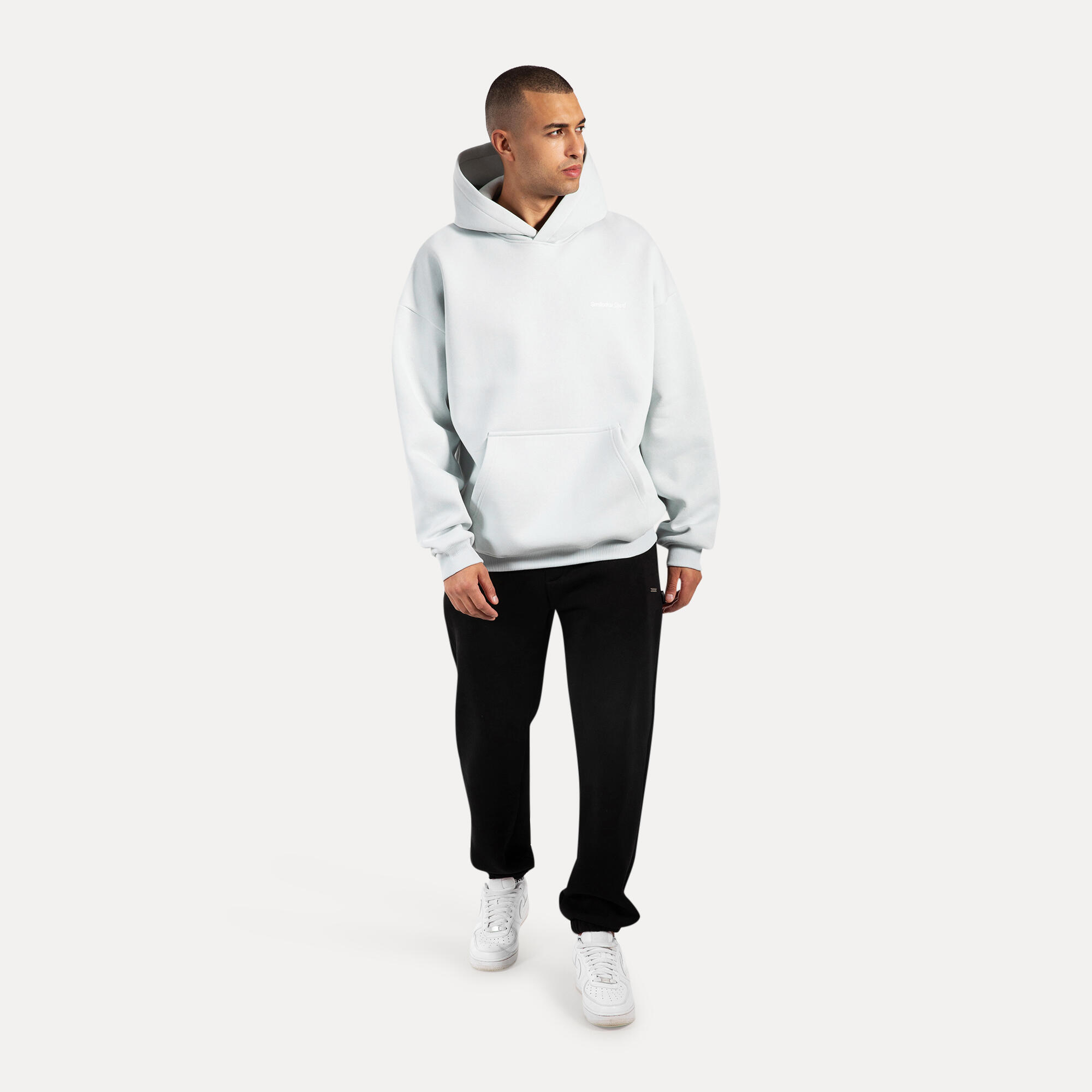 Herren Hoodie Tamio Hellgrau 3/5