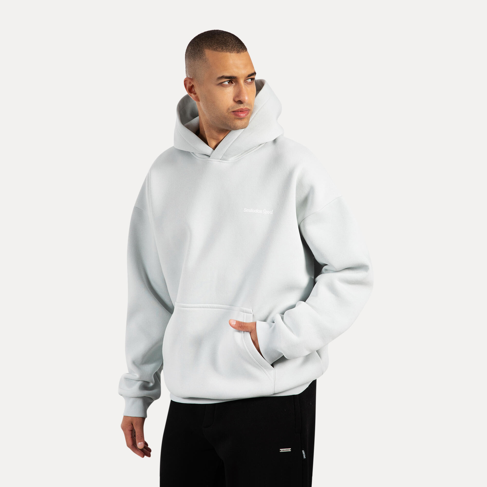Herren Hoodie Tamio Hellgrau 2/5