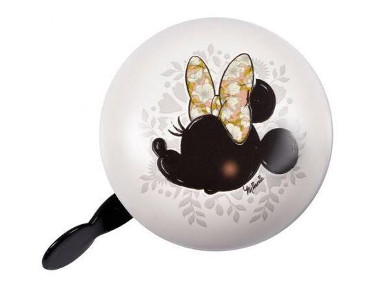Campanello bici Seven Polska Minnie Mouse acciaio bianco