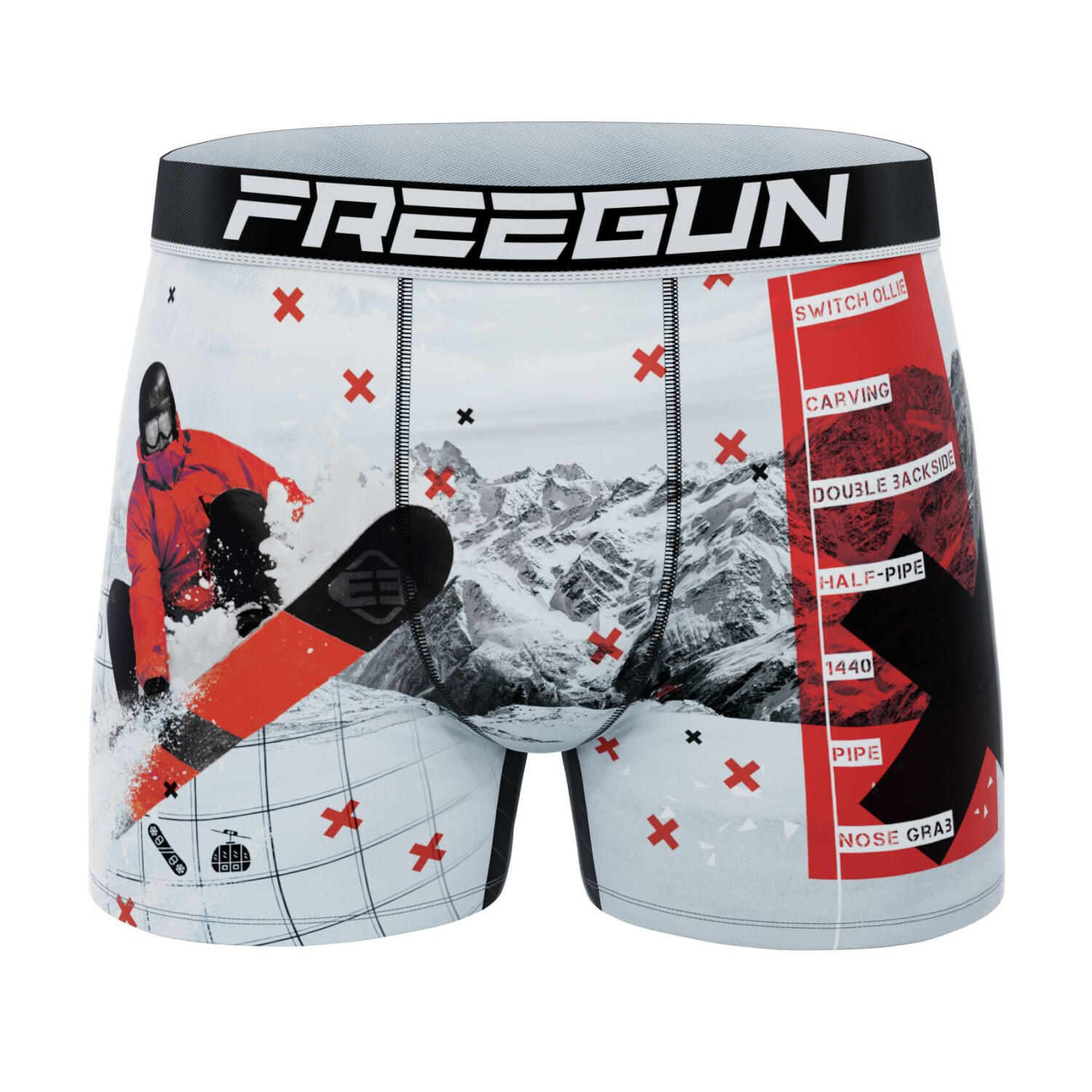 Lot de 4 boxers enfant Extremes Sports 2/5