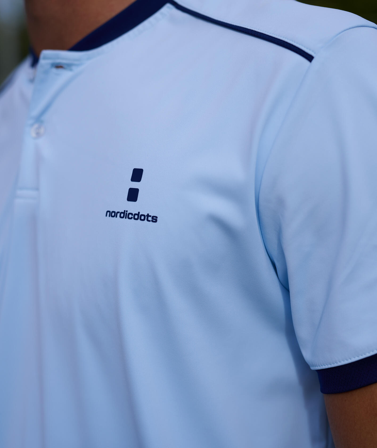 Polo de hombre Pro Flex Tennis/Padel Azul hielo 3/3
