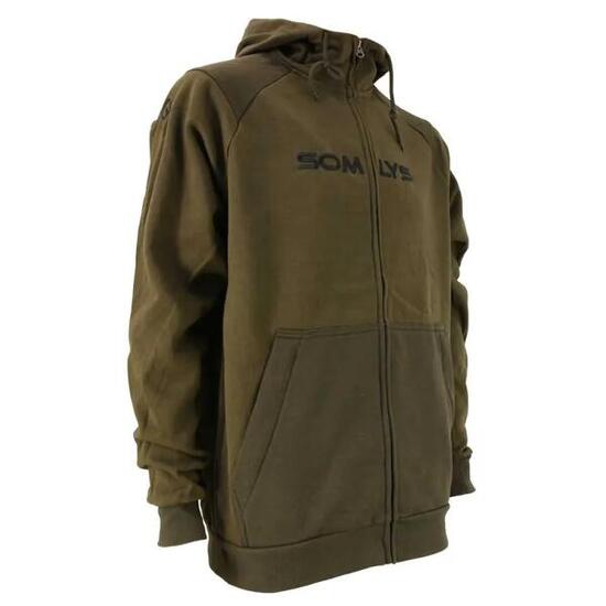 Sweat à capuche marron de taille S à 3XL