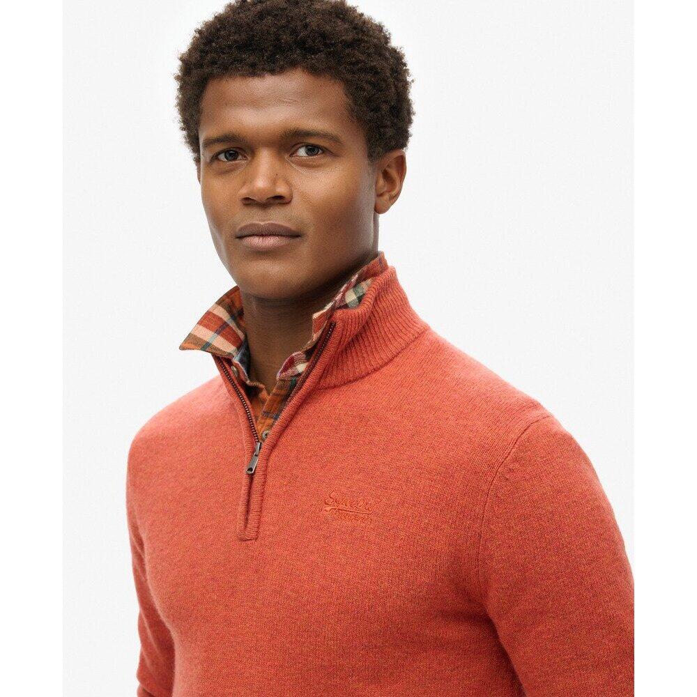 Pull Orange Homme Superdry Essential 5/7
