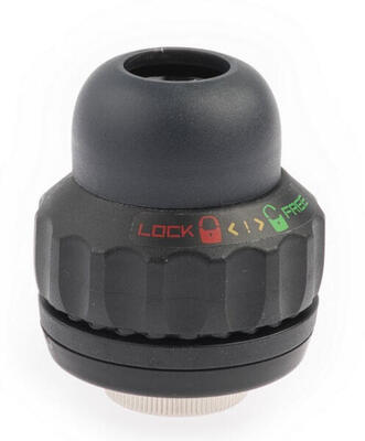 Post moderne balhoofd lock-out stuurslot quill 25.4 26.4 30.2mm zwart