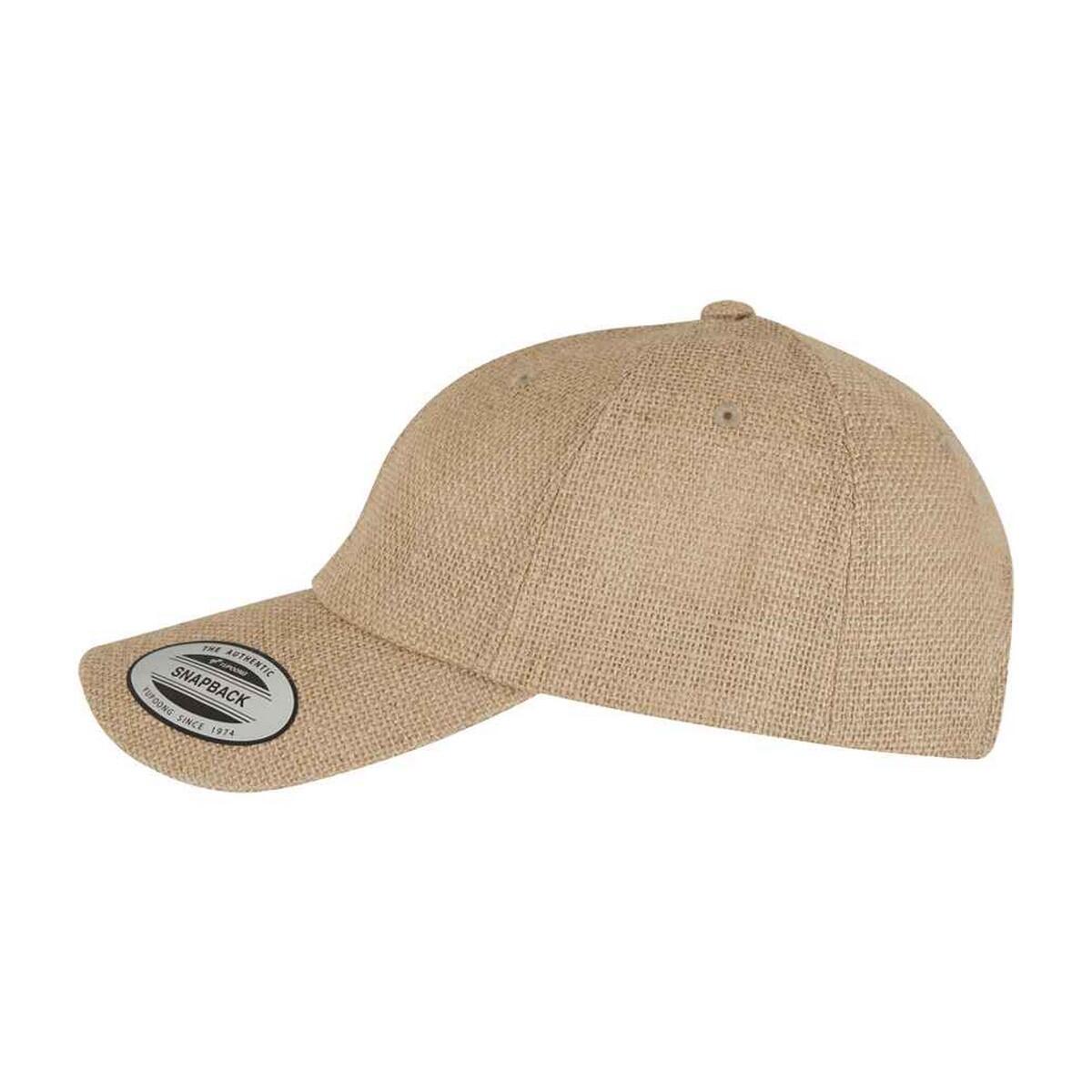 "Dad" BaseballMütze, Jute Damen und Herren Natur 4/4