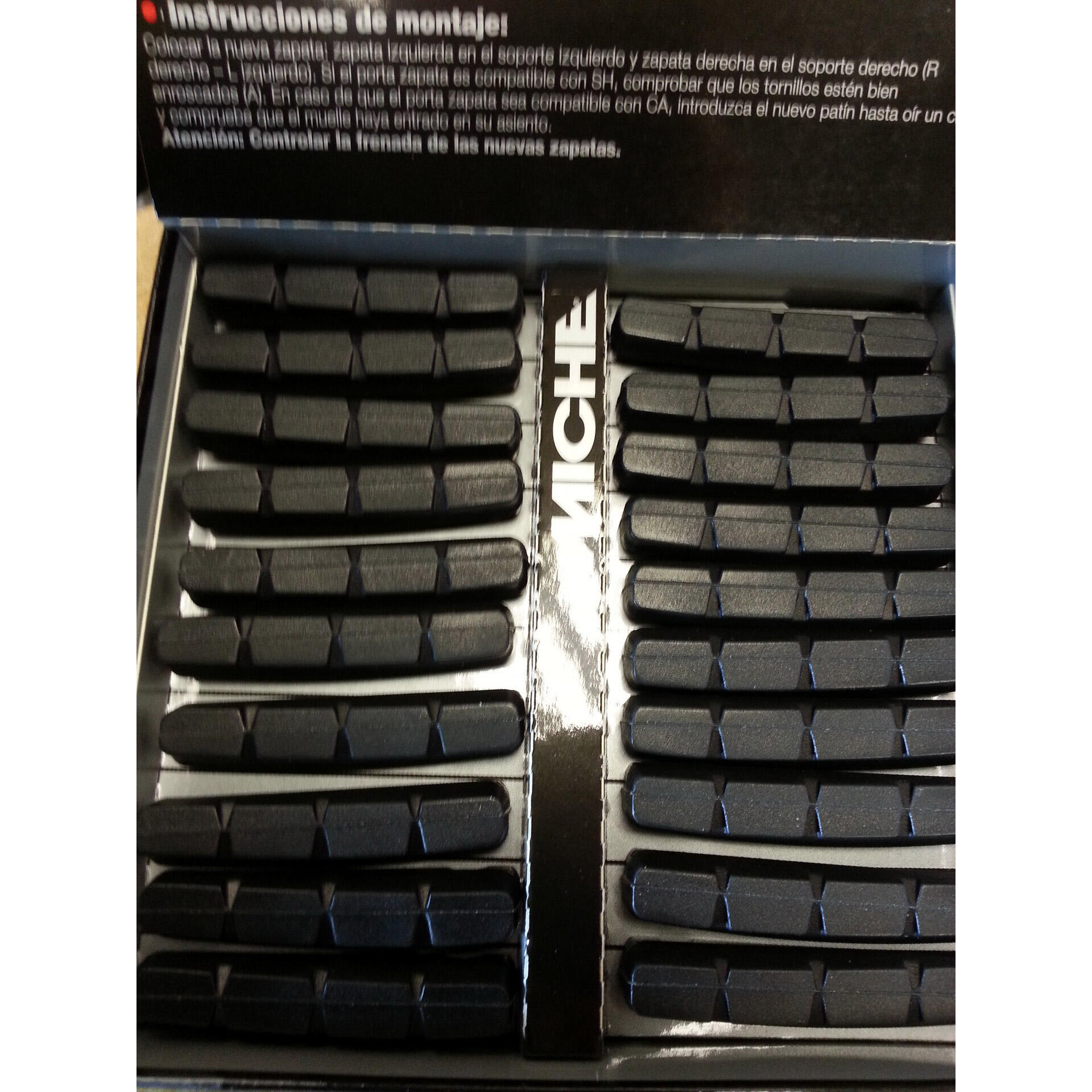 Plaquettes de frein Shimano Miche pour roues Alu (40e 2/3