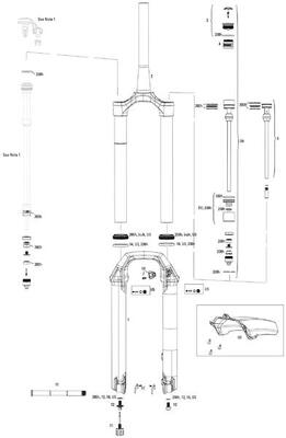 ROCKSHOX Pike Ultimate Flight Attendant – 27,5+ / 29 Boost, rot