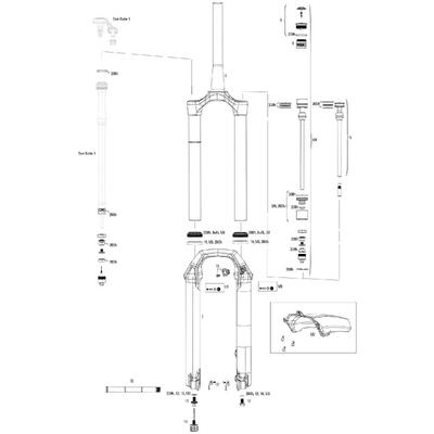 Widelce rowerowe Rockshox Pike Ultimate 27,5" i 29" w kolorze czerwonym
