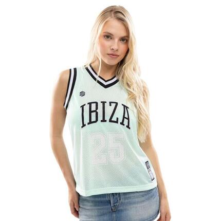 Maillot de basketball femme Lifestyle IBZ Destí Water Green Vert