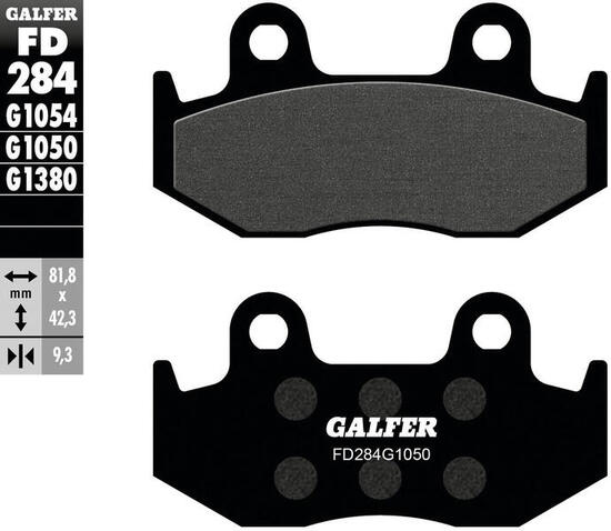 Galfer remblokken fd284 brake pad fd284 g1050 organic scooter