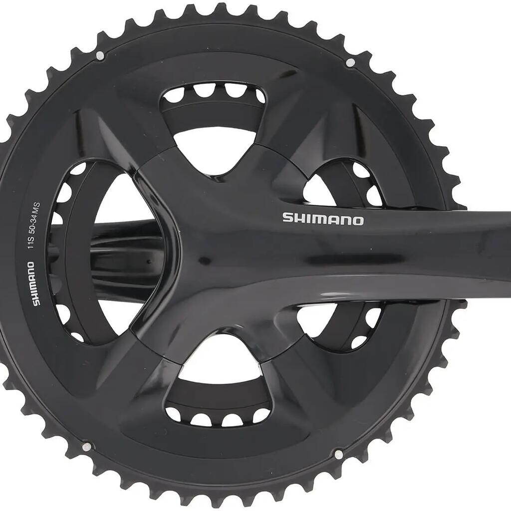 Shimano FC-RS510 2x11 Road Crankset 175mm 50-34T Aluminium Black.