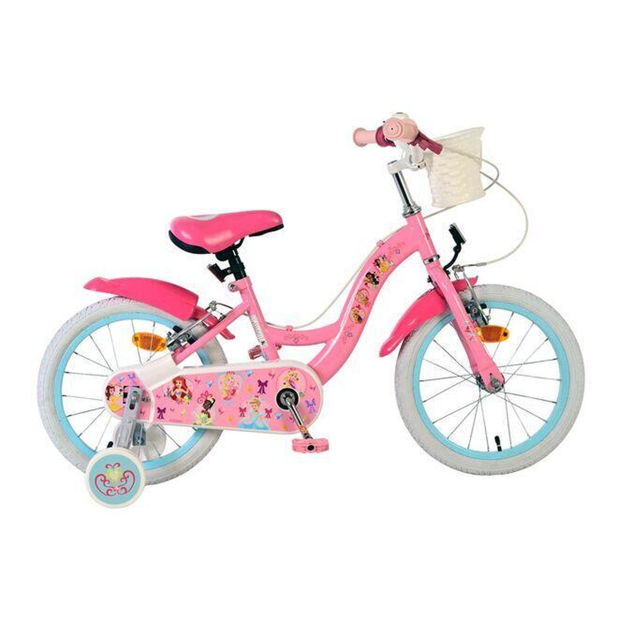 Disney Princess - Disney Prinzessin Vélo Enfant 16 Pouces — Rose - Vélo Enfant - Bleu|rose - Decathlon