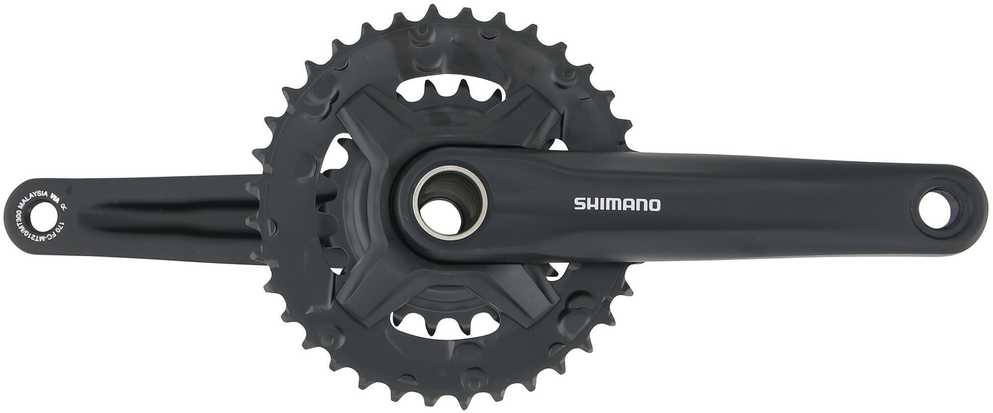 SHIMANO SHIMANO Altus FC-MT210 guarnitura 22/36T 170mm 9 velocità, nero.