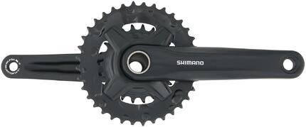 SHIMANO Altus FC-MT210 Kurbelgarnitur 22/36T 170mm, schwarz.