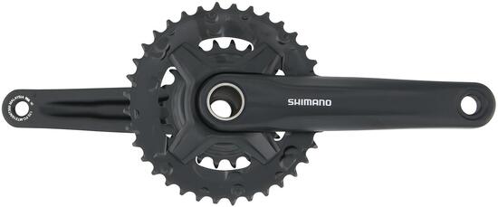 SHIMANO Altus FC-MT210 Kurbelgarnitur 22/36T 170mm, schwarz.
