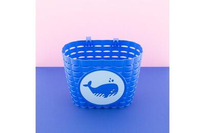Cestino bici per bambini Widek Explorer - Splashy Whale blu