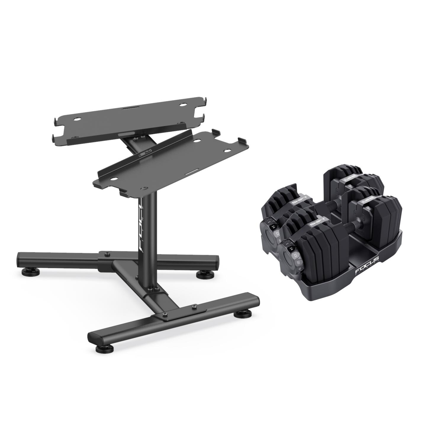 Haltères réglables Shift – 2x24 kg – Avec support pour haltères Shift 2/7