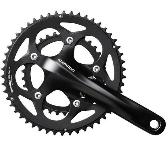 Shimano FC-RS400 Tiagra guarnitura 2x10 175mm 50-34 nera.