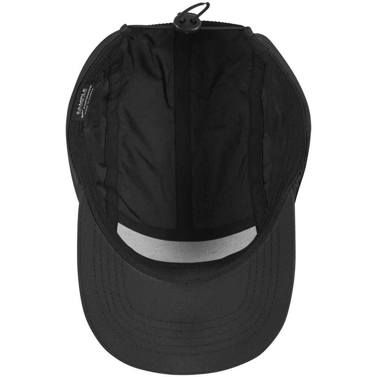 "Jockey" BaseballMütze, Elastisch Damen und Herren Schwarz 3/4