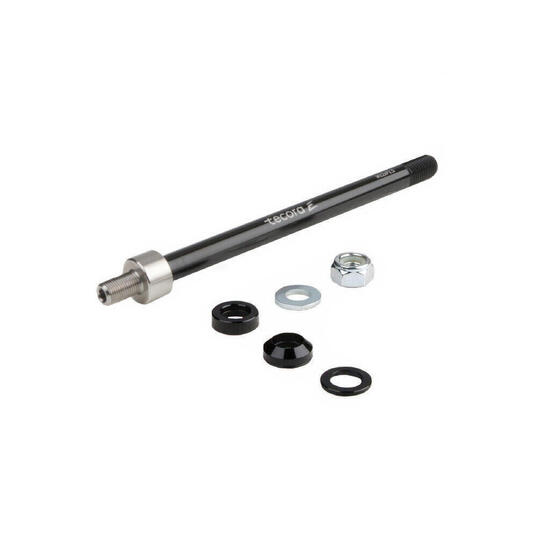 Oś przechodnia Tecora do przyczepki rowerowej M12 x P1.0 171–183 mm