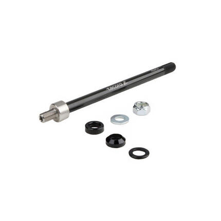 Oś przepuszczana Tecora do przyczepki rowerowej M12 x P1,5 166–178 mm