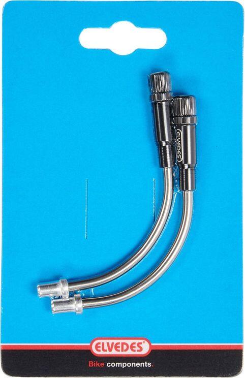 ELVEDES Elvedes Curve V‑Brake Regolabili 90° Acciaio Inox, 2 pezzi.