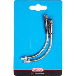 Elvedes coudes V-Brake réglables 90° acier inoxydable (2 pièces)