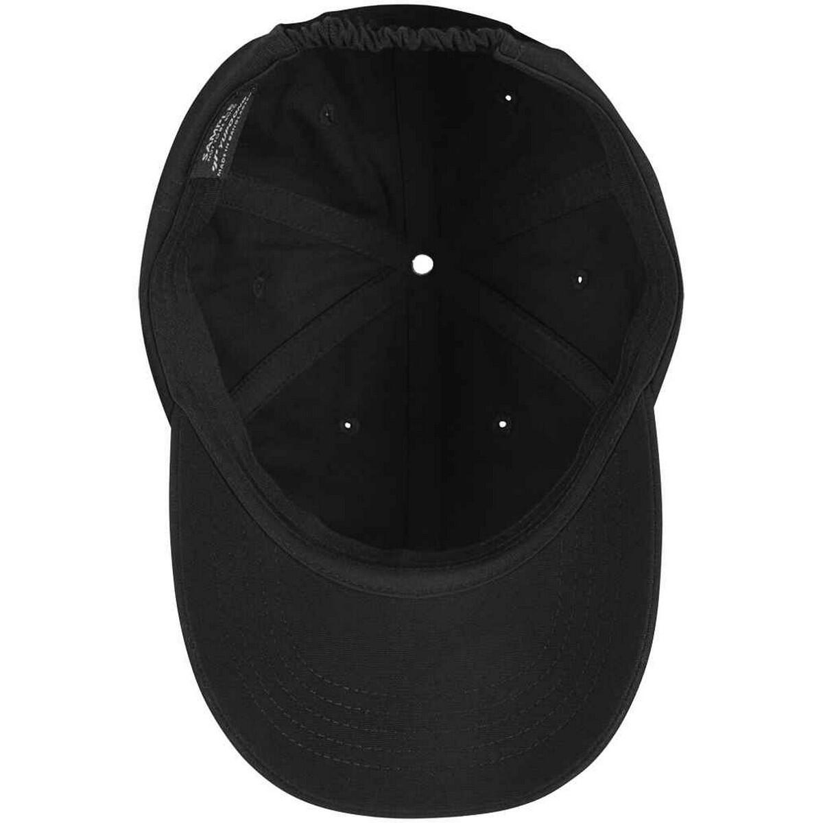 BaseballMütze, Niedriges Profil Damen und Herren Schwarz 3/4