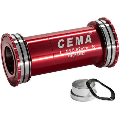 CEMA BB86-BB92 Lager für SRAM GXP - Keramisch und Rot