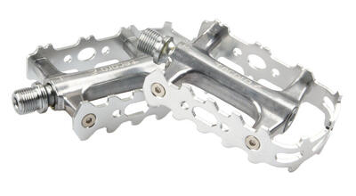 Dahon Tecora E pedali flat all-round argento.