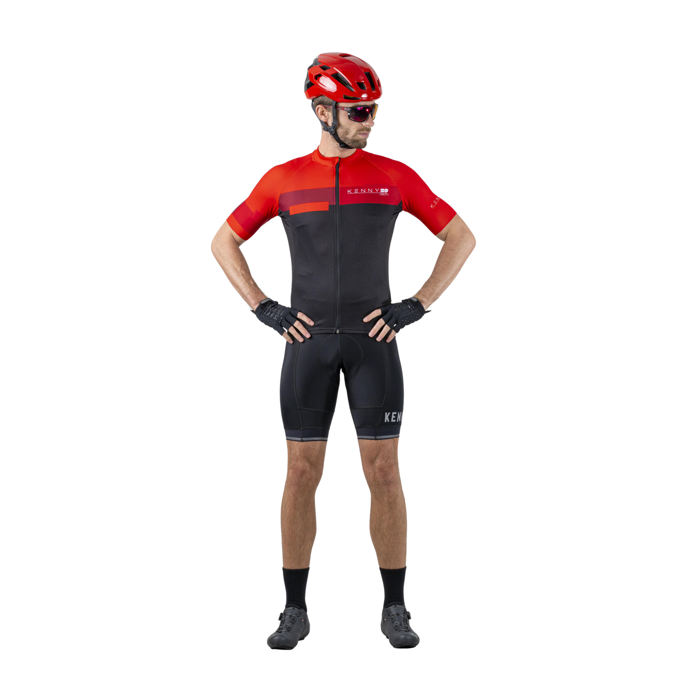 Maillot à Manches Courtes Kenny Tech Ete Summer Rouge 2/5