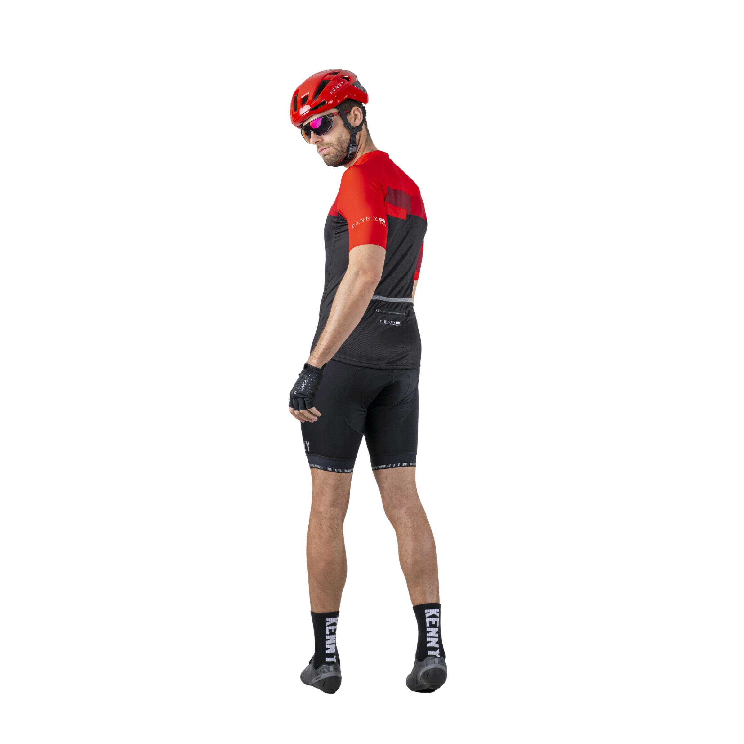 Maillot à Manches Courtes Kenny Tech Ete Summer Rouge 5/5