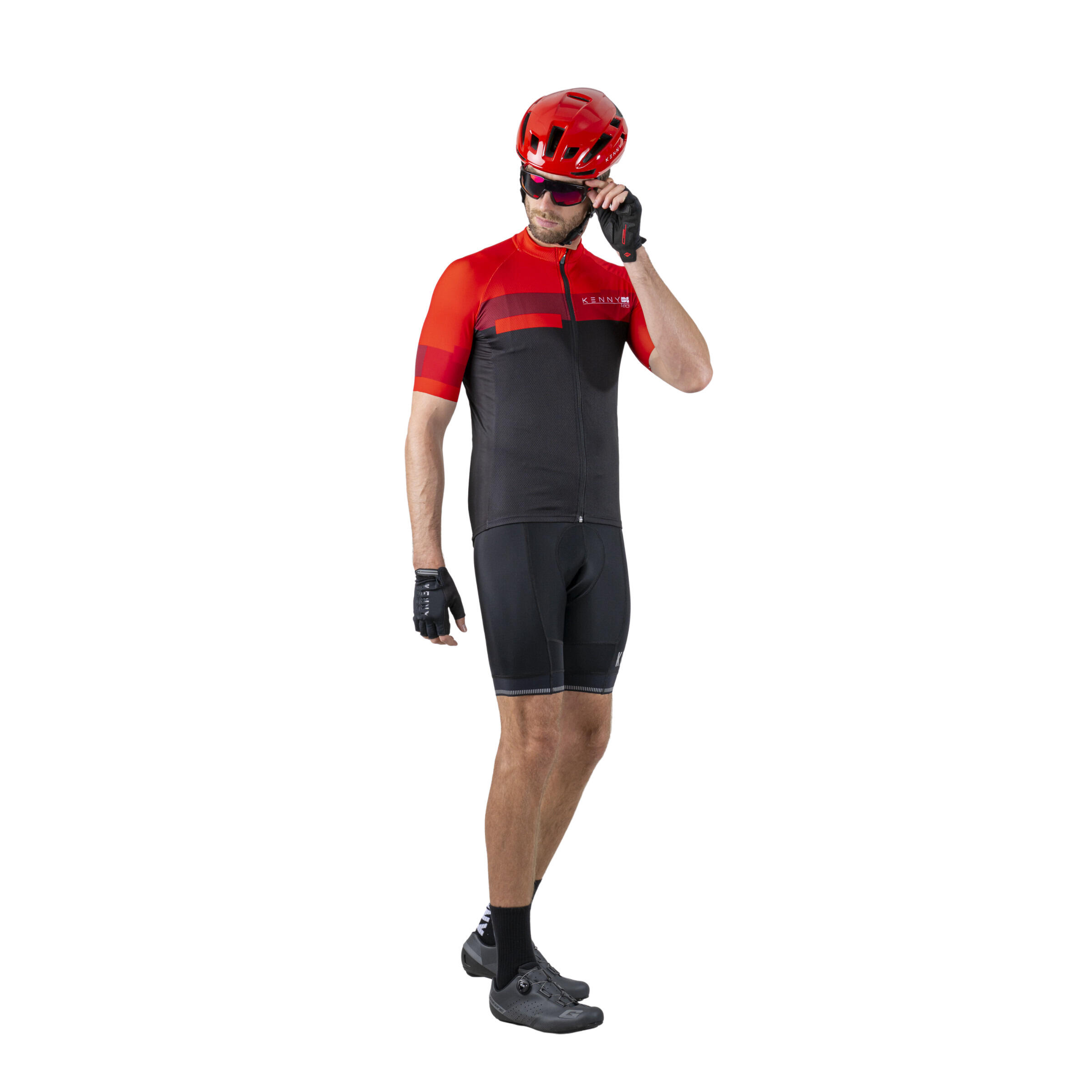 Maillot à Manches Courtes Kenny Tech Ete Summer Rouge 4/5