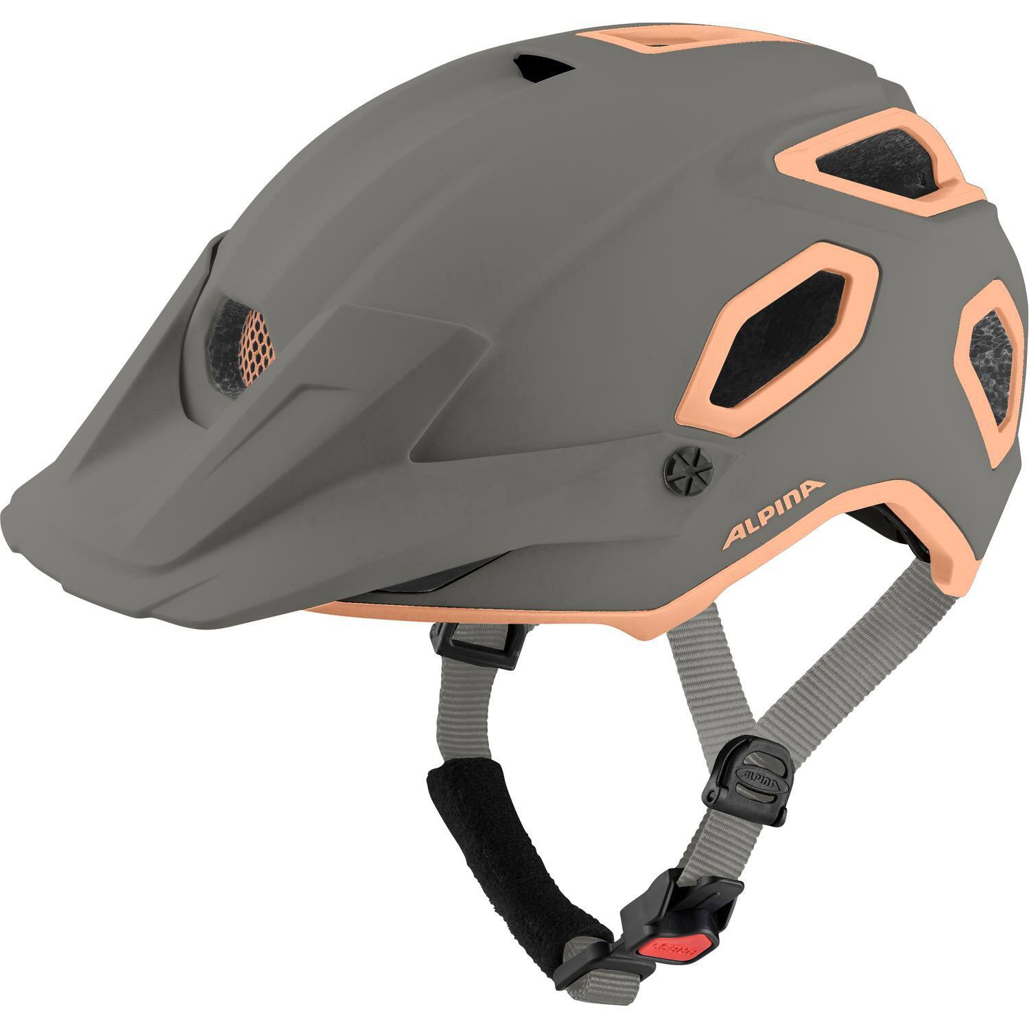 Kask MTB Alpina Olympic Sportswear Szary Róż