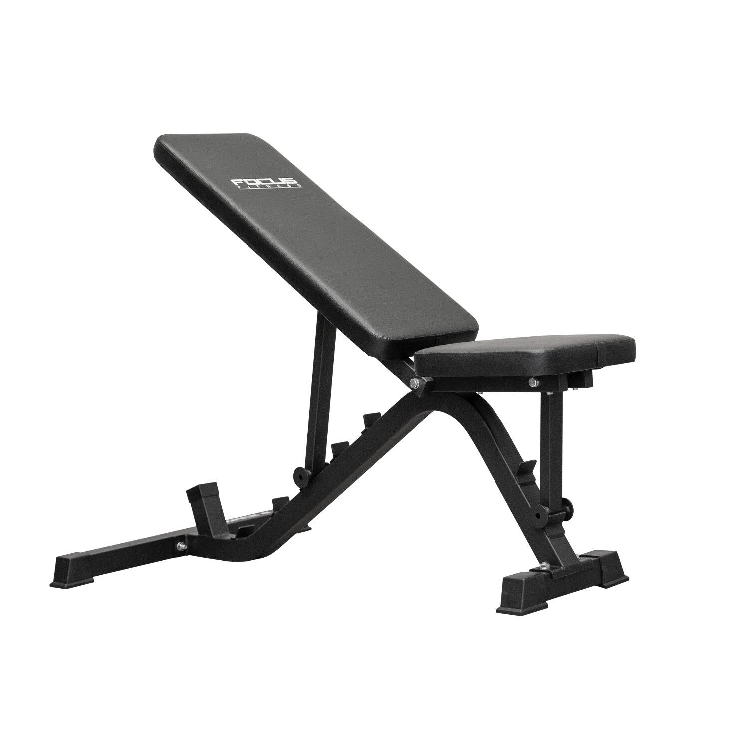 Trainingsbank Force 8 – Inclusief verstelbare dumbbellset Shift – 2x24 kg – Met 5/7
