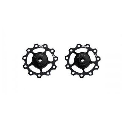 Cema derailleurwieltjes alu 9 10 11v zwart