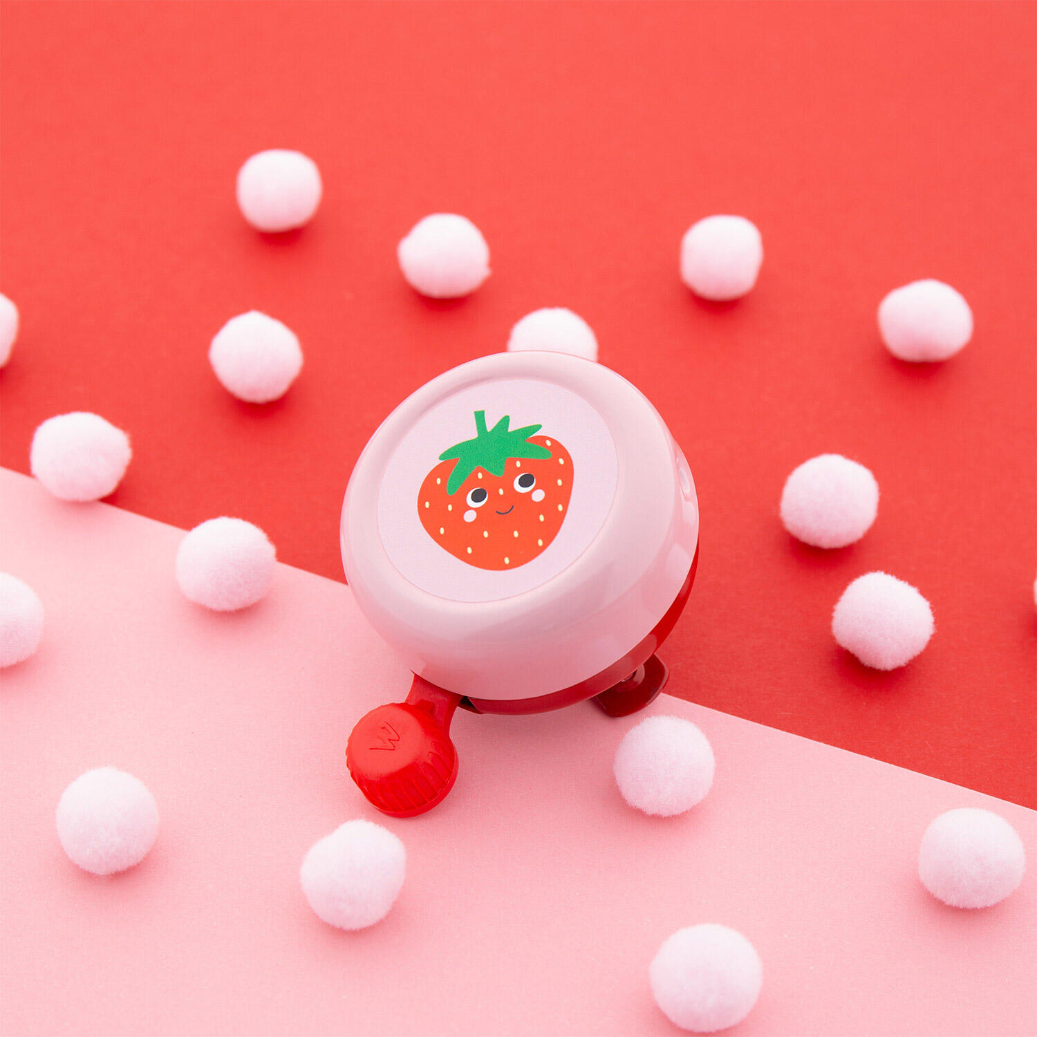 Campanello bambini Qibbel Widek Explorer Happy Strawberry. 2/2