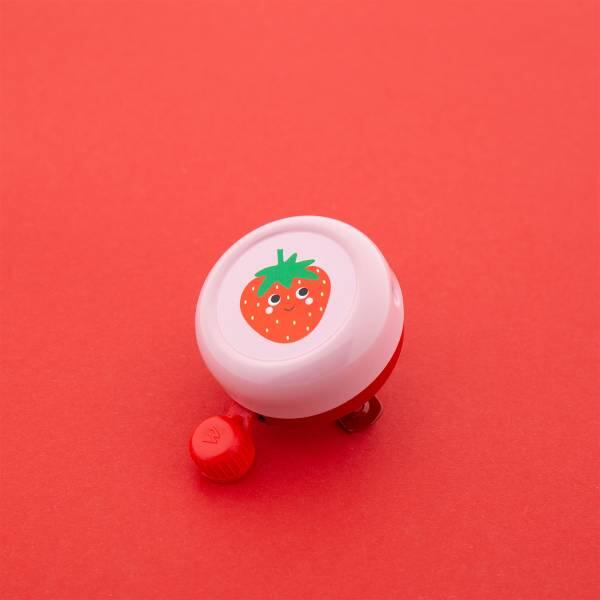 WIDEK Explorer dzwonek dziecięcy – Happy Strawberry (czerwono-różowy)