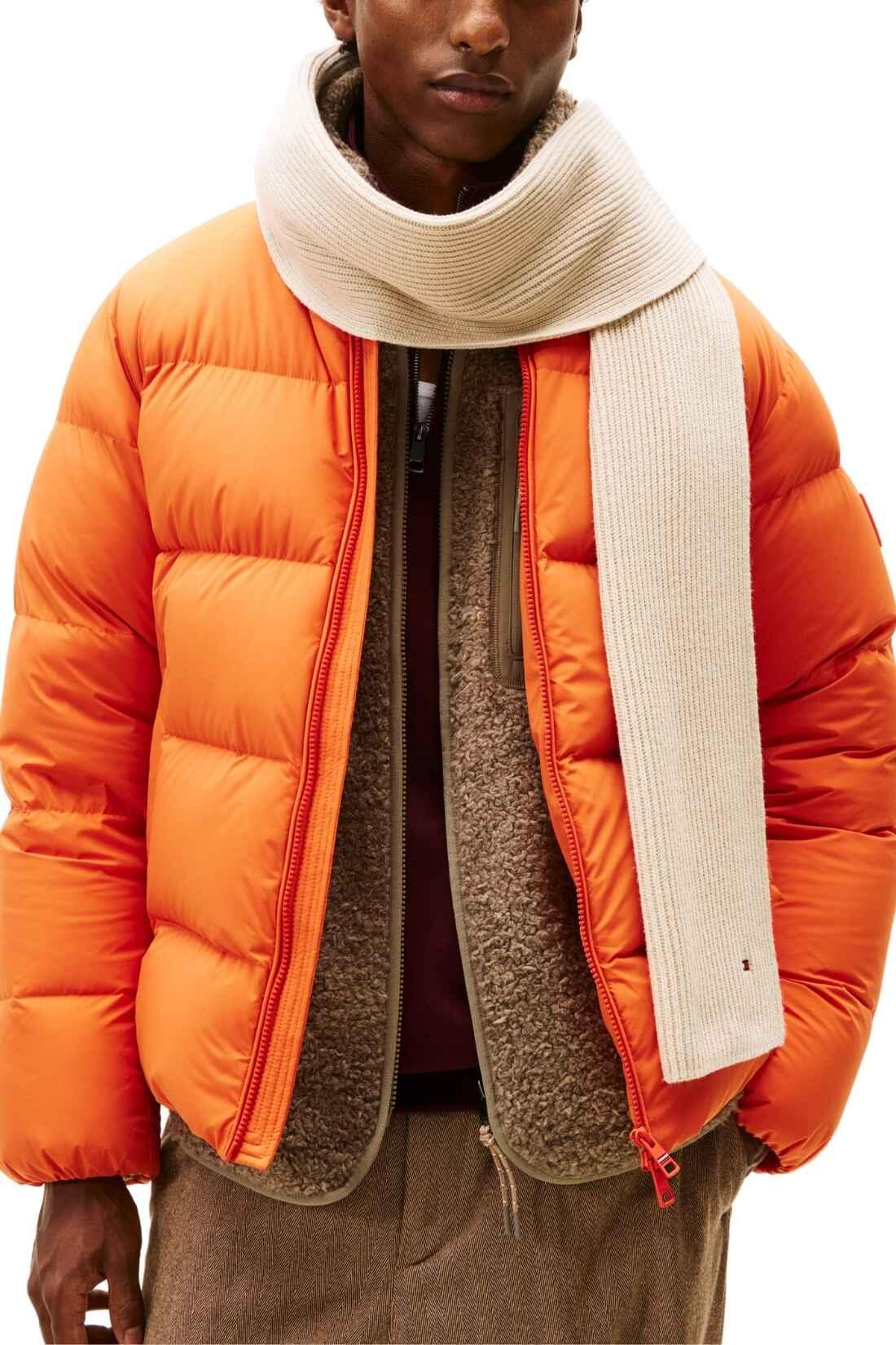 TOMMY HILFIGER Sciarpa uomo a coste con logo