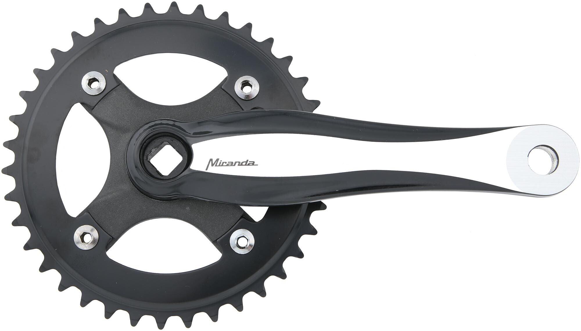 MIRANDA Miranda crankstel beta 1r plus crankset beta 1r plus 170mm 38t b sil.