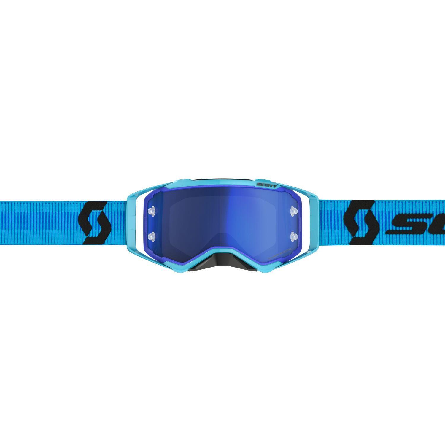 Máscara bici adulto PROSPECT lente blue chrome work Scott 2/3