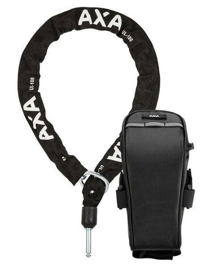 AXA Anschließkette ULC 100 mit Tasche 5,5 mm schwarz 100 cm