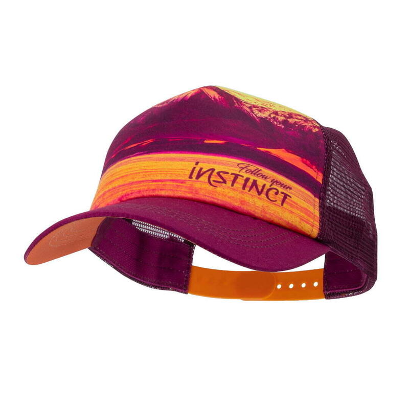 Instinct - Sapca Trucker Horizon - visiniu portocaliu