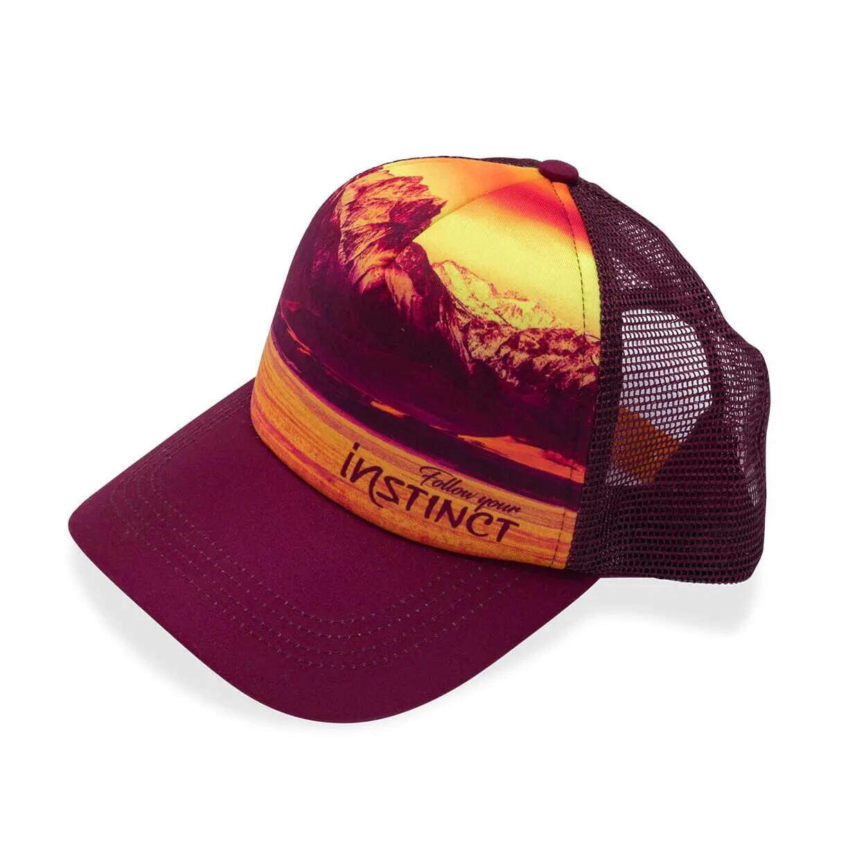 Instinct - Sapca Trucker Horizon - visiniu portocaliu 5/5