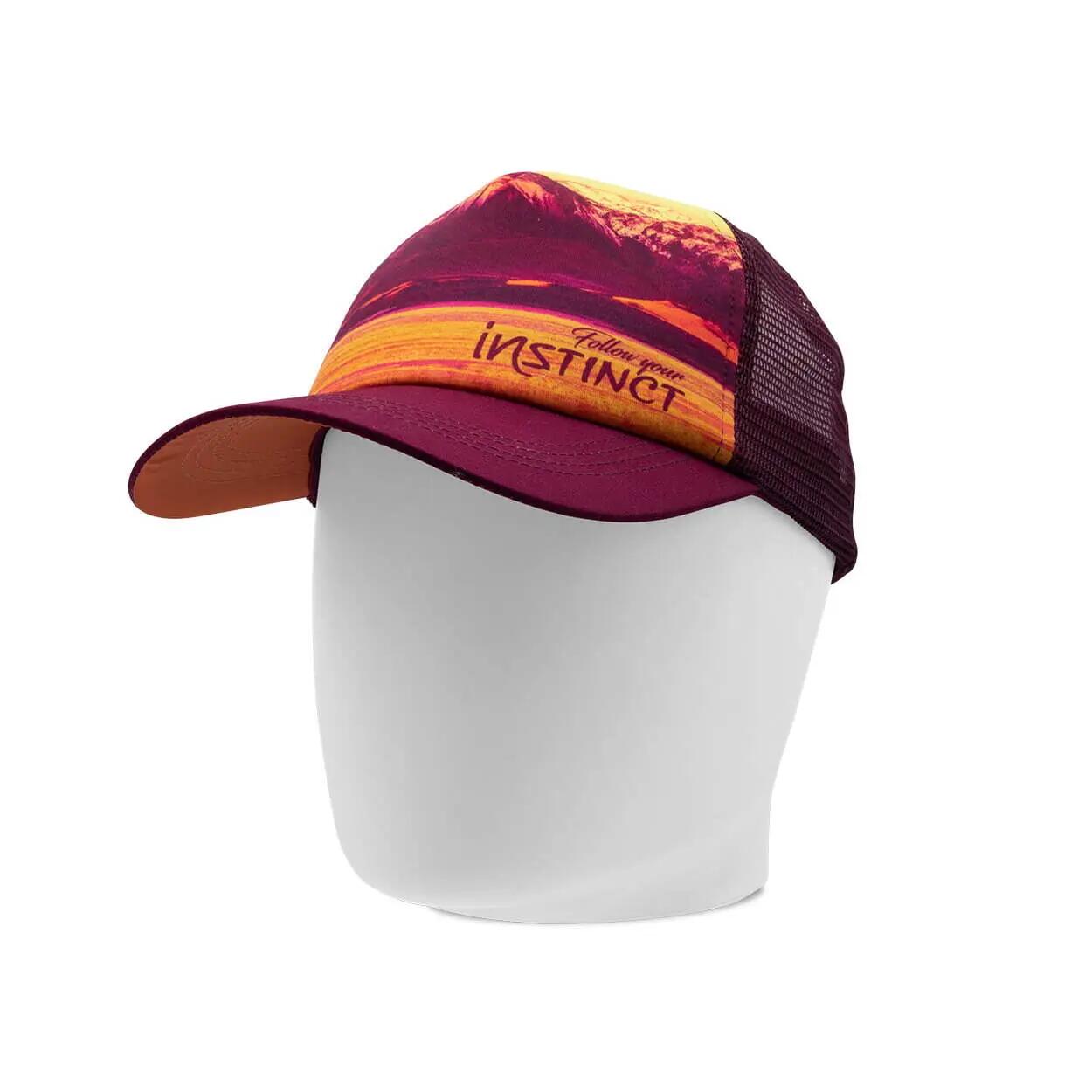 Instinct - Sapca Trucker Horizon - visiniu portocaliu 4/5