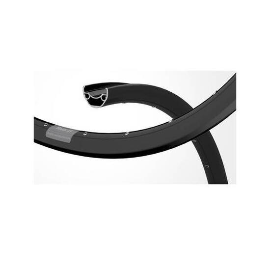 Rigida Cerchio 28" (622) Rival 21 nero 36 non levigato.