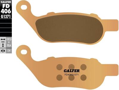 GALFER FD406 Bremsbeläge G1371 Sinter