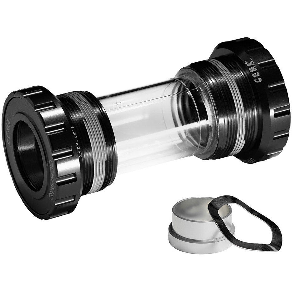 Cema SRAM GXP Bracket - Stainless Steel Black